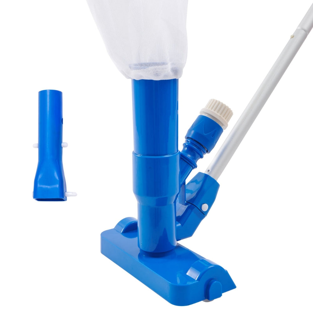 6 Piece Pool Vacuum Cleaner with 1425 mm Assembled Telescopic Rod ABS Pool Floor Cleaner Vacuum Brush Cleaner for Pool
