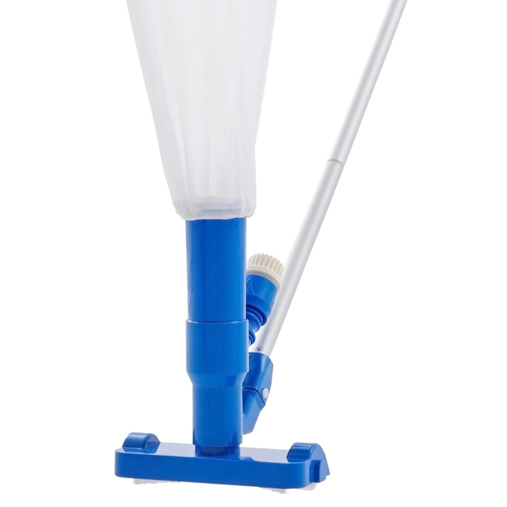 6 Piece Pool Vacuum Cleaner with 1425 mm Assembled Telescopic Rod ABS Pool Floor Cleaner Vacuum Brush Cleaner for Pool