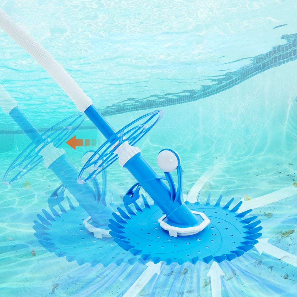 Automatic Suction Pool Cleaner Pool Vacuum Cleaner With Diaphragm Fin Disc Side Climbing Pool Cleaner