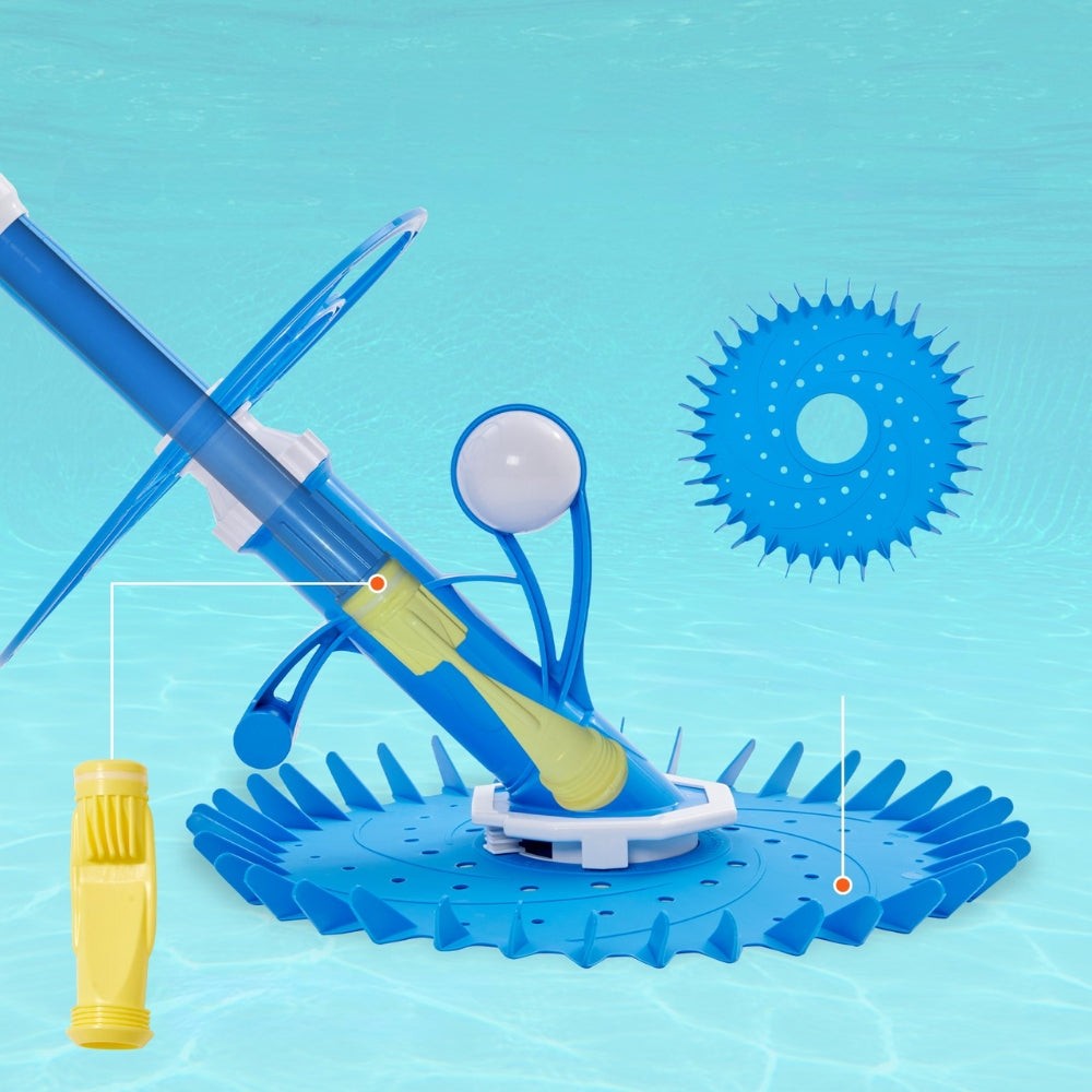 Automatic Suction Pool Cleaner Pool Vacuum Cleaner With Diaphragm Fin Disc Side Climbing Pool Cleaner