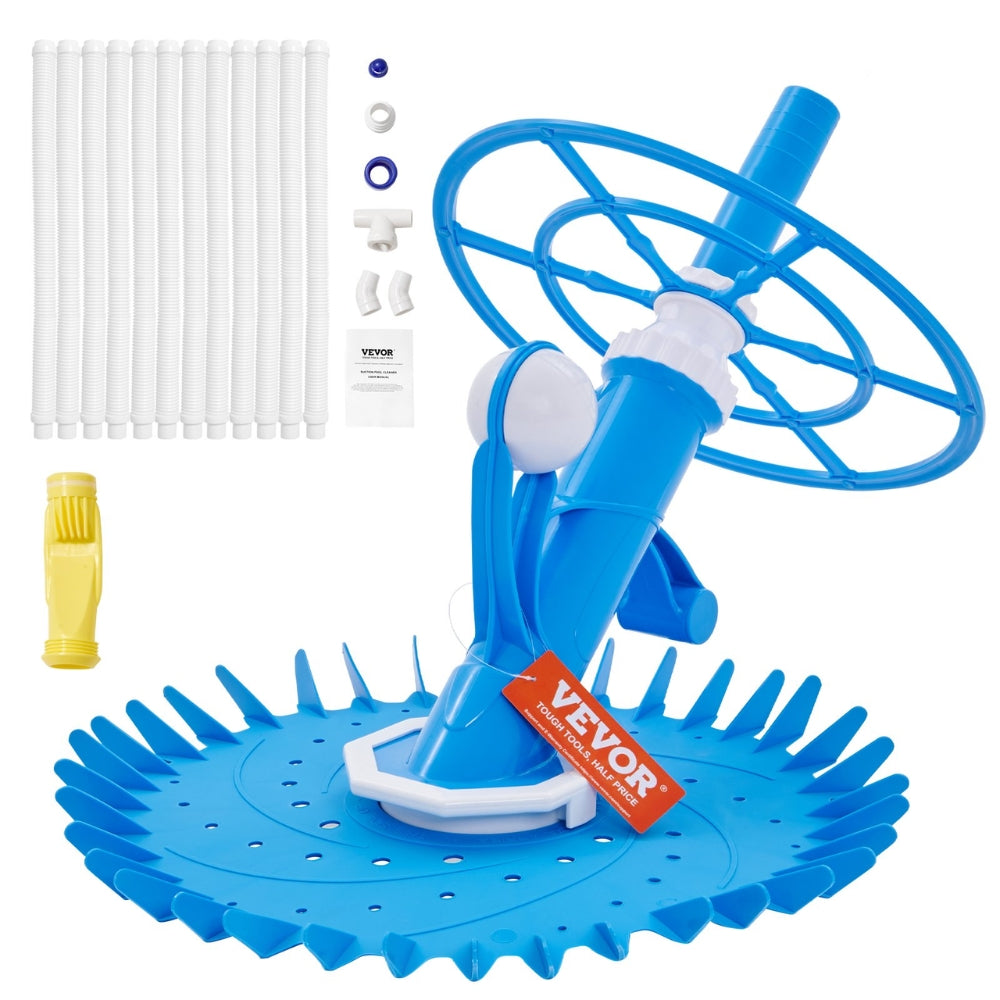 Automatic Suction Pool Cleaner Pool Vacuum Cleaner With Diaphragm Fin Disc Side Climbing Pool Cleaner