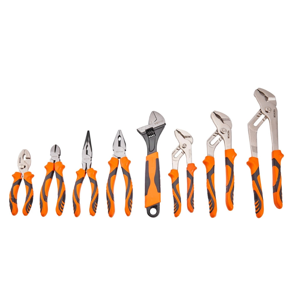 8 Piece Pliers Set High Carbon Steel Groove Joint Pliers and Tool Bag