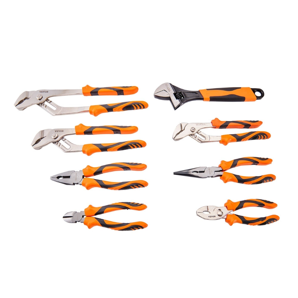 8 Piece Pliers Set High Carbon Steel Groove Joint Pliers and Tool Bag