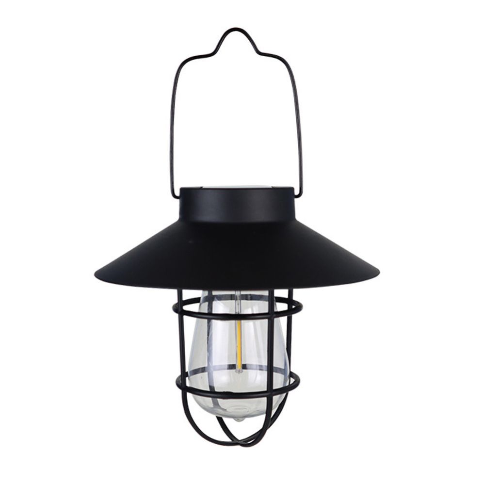 Vintage Metal Solar Lantern for Outdoor Decor