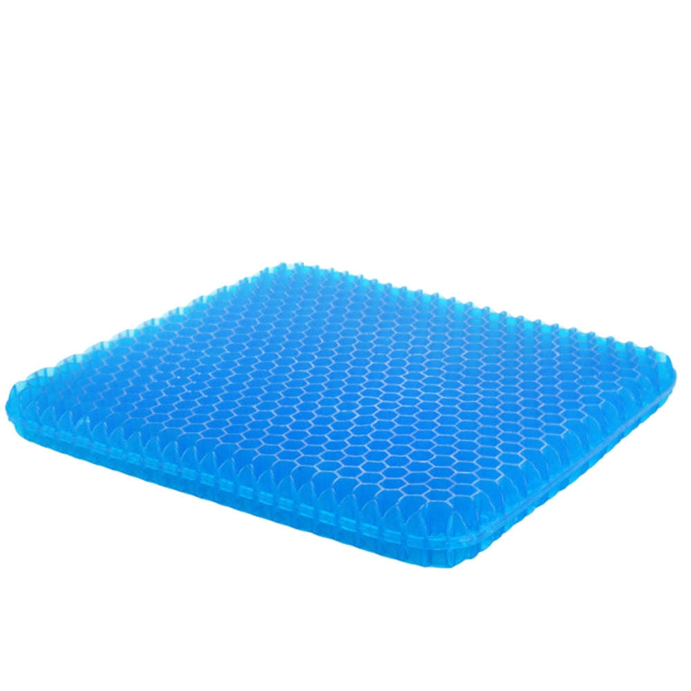 Gel Seat Cushion Breathable Honeycomb Design For Pressure Relief Back Tailbone Pain