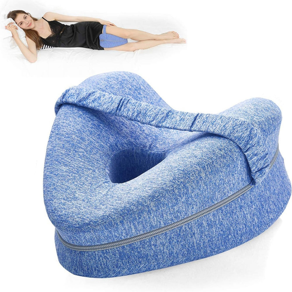 Body Memory Foam Leg Pillow for Sciatica Back and Hip Pain Relief