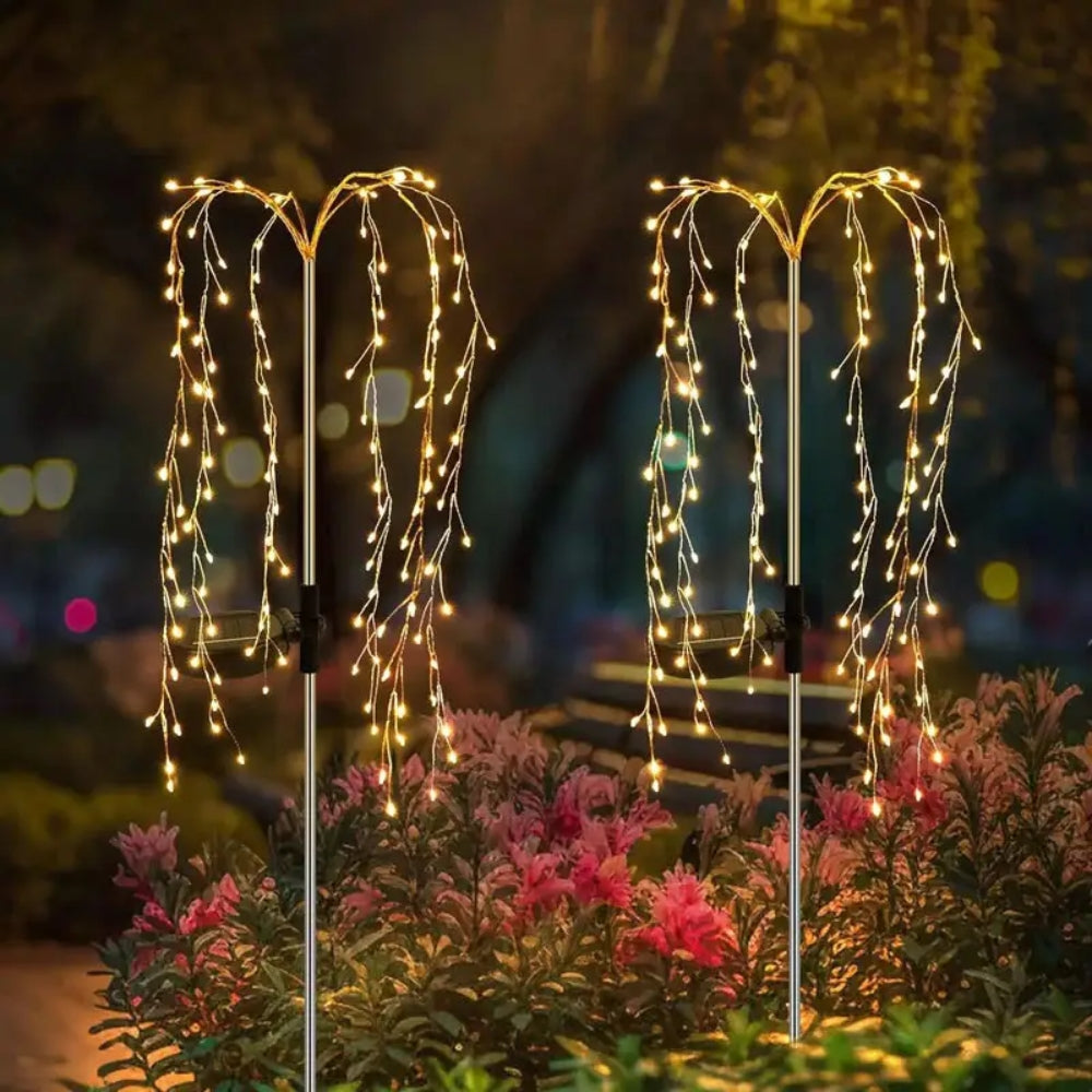 Solar LED String Light Outdoor Solar Artificial Tree Lights Waterproof