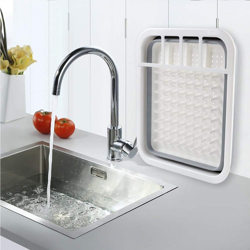 Foldable Kitchen Storage Rack Dishware Drain Rack