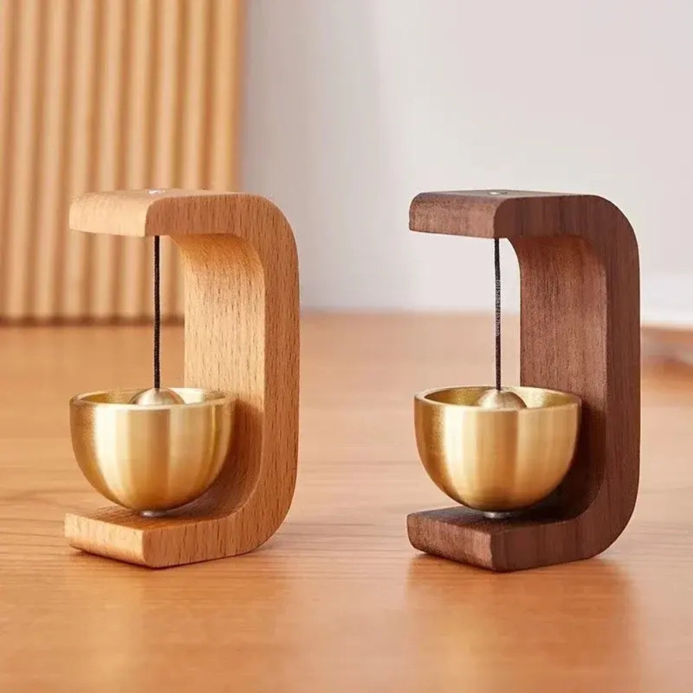 Japanese Wooden Wind Chimes Wireless Doorbell Entrance Door Bell