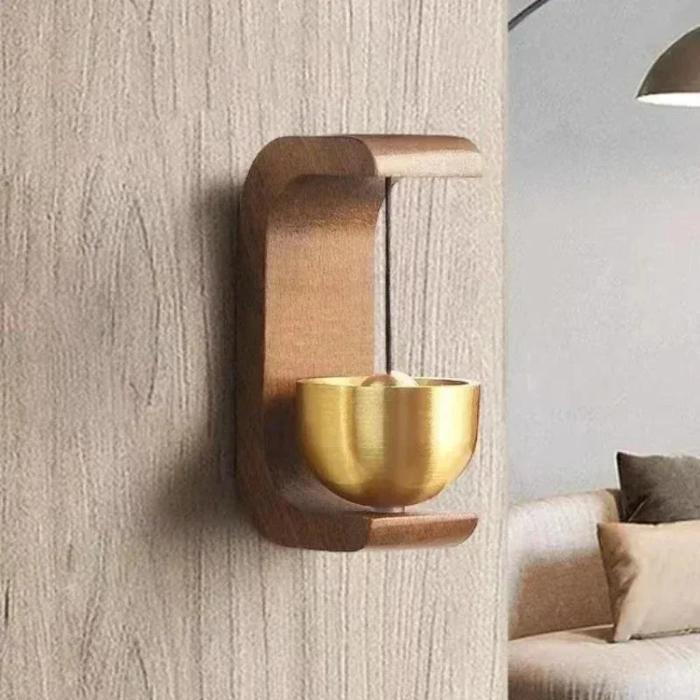 Japanese Wooden Wind Chimes Wireless Doorbell Entrance Door Bell
