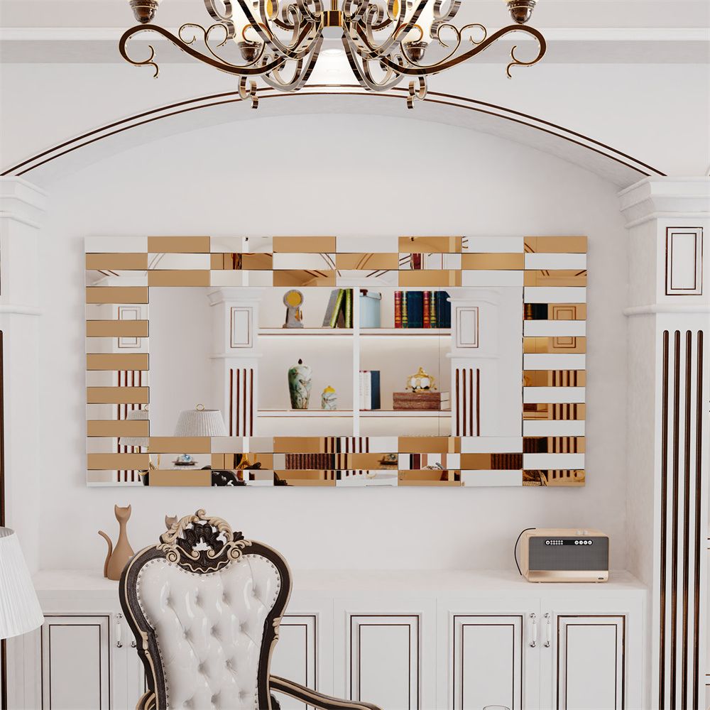 Stylish and Functional Beveled Glass Full-length Mirror