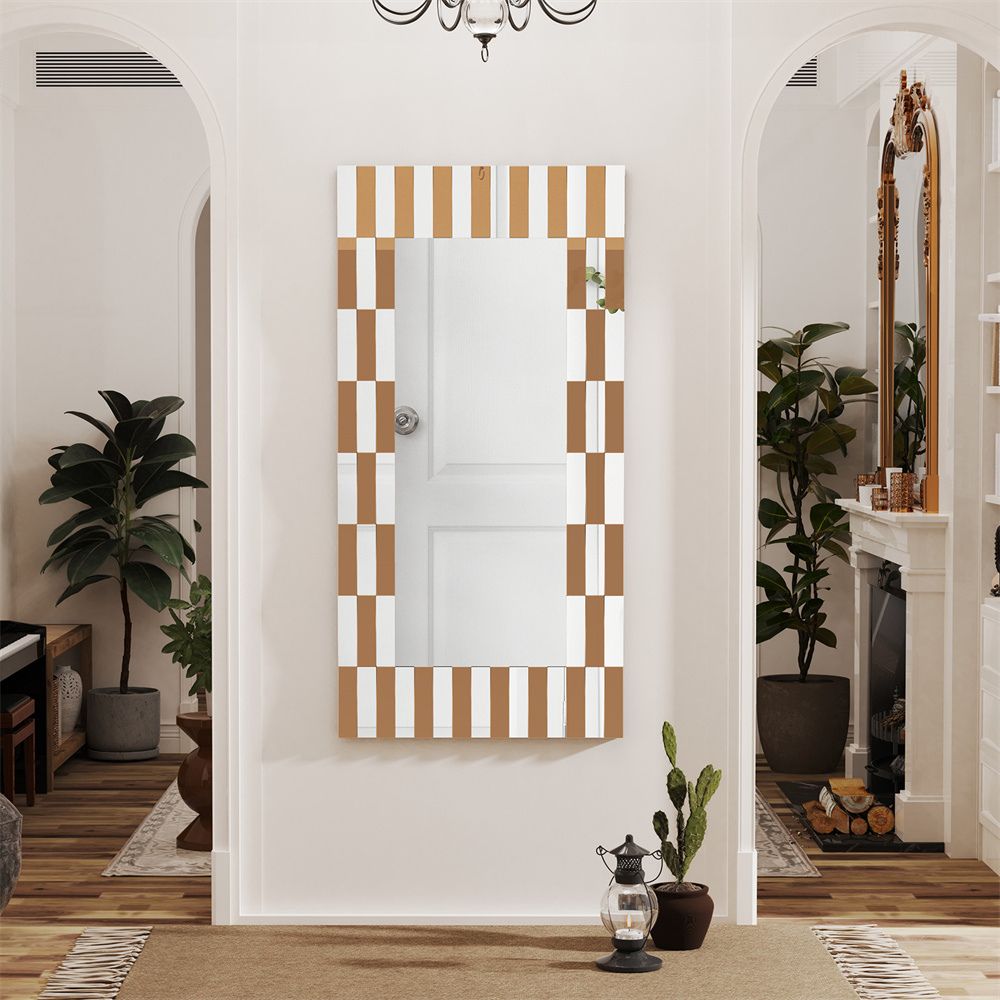 Stylish and Functional Beveled Glass Full-length Mirror