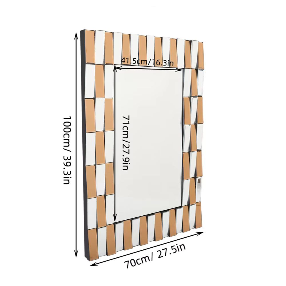 Stylish and Functional Beveled Glass Full-length Mirror