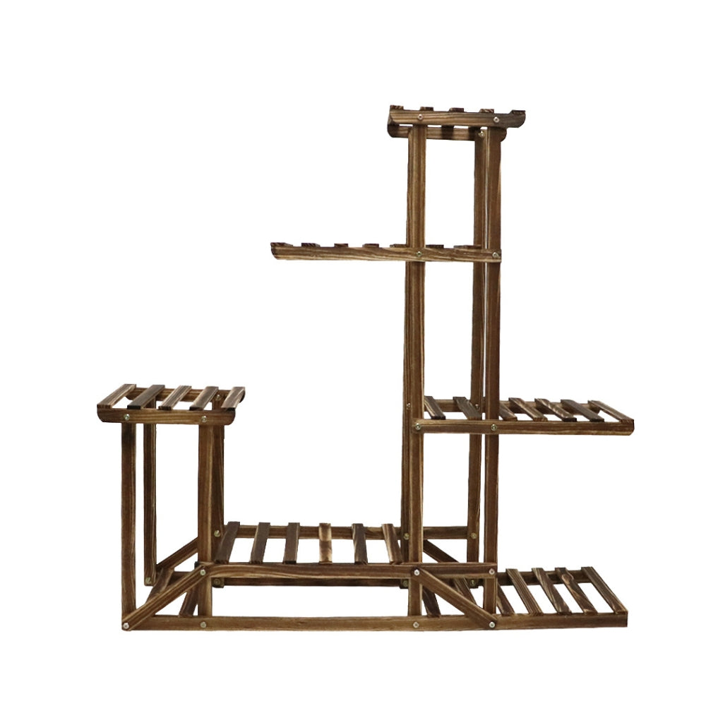 Multi Tier Wood Plant Display Stand Plant Flower Shelf Rack Holder