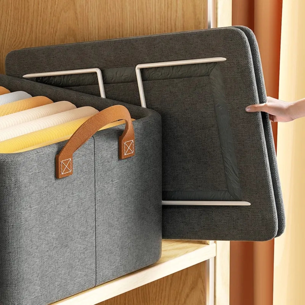 Non Woven Fabric Storage Bag Space Saving Dustproof Storage Bag with Handle for Clothes