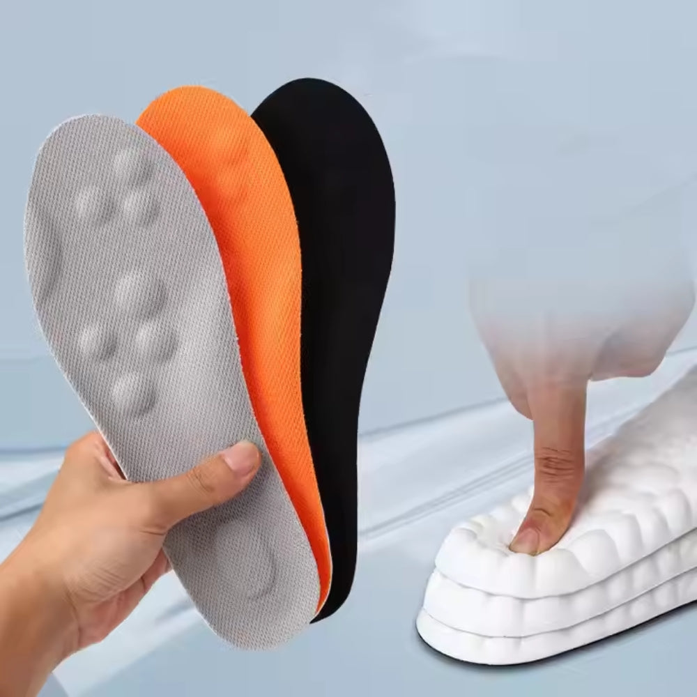 High Elasticity Latex Sport Insoles Soft Shoe Pads Orthotic Insoles