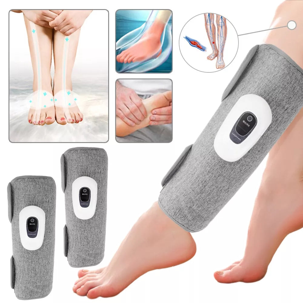 Wireless 360 Degrees Air Pressure Calf Massager Electric 3 Mode Airbag Compression Leg Massage