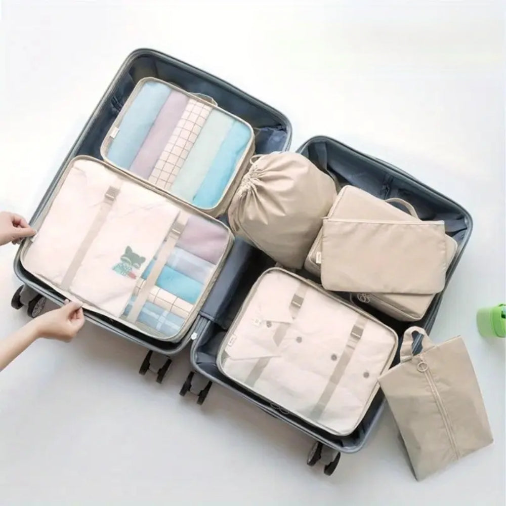10 Piece Suitcase Organizer Waterproof Packing Cubes Multifunctional Travel Packing Cubes