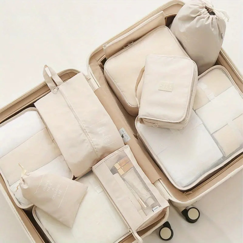 10 Piece Suitcase Organizer Waterproof Packing Cubes Multifunctional Travel Packing Cubes
