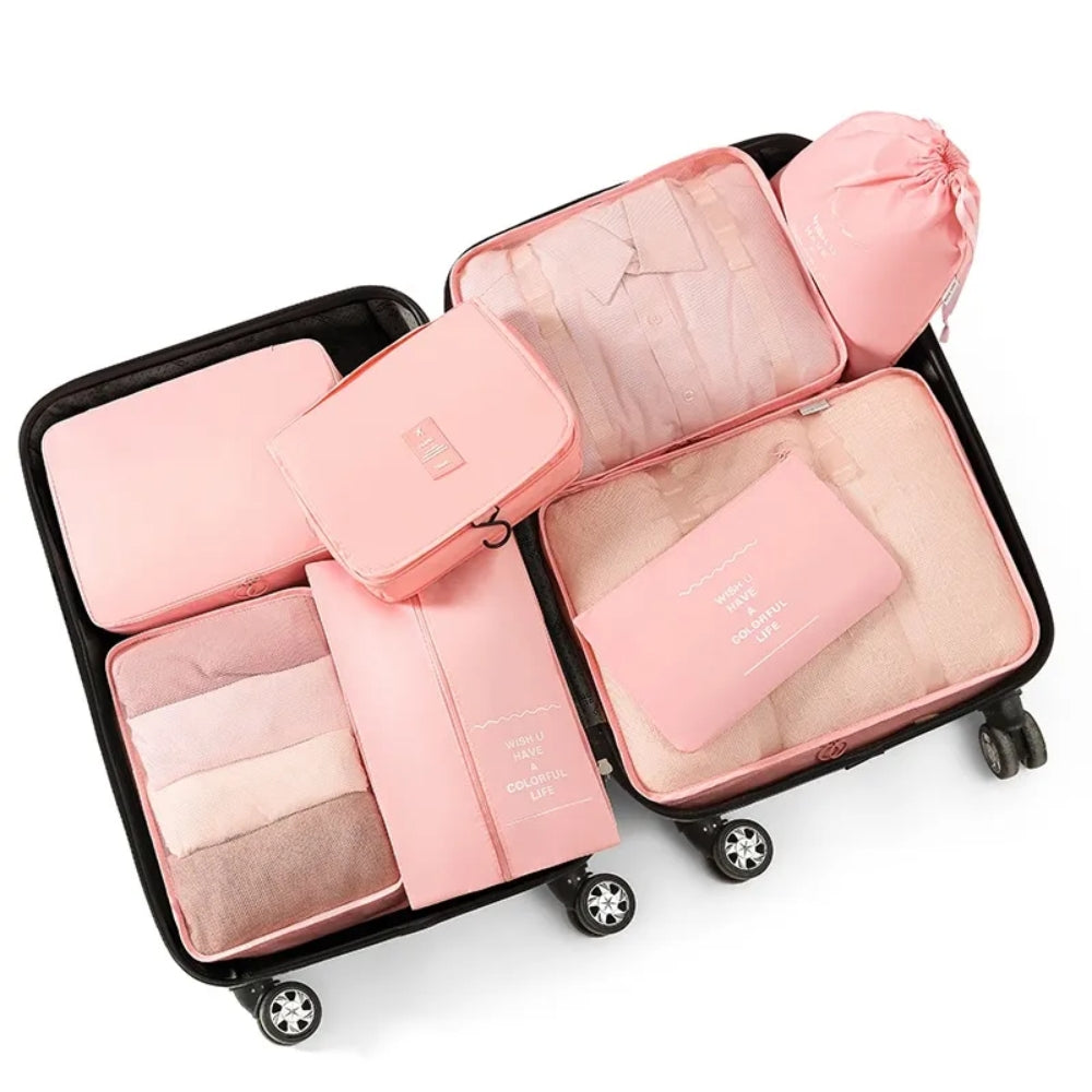 10 Piece Suitcase Organizer Waterproof Packing Cubes Multifunctional Travel Packing Cubes