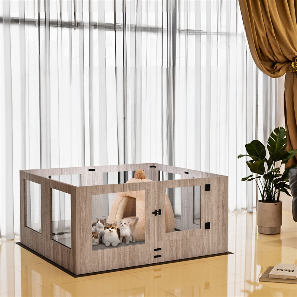 Premium Pet Whelping Box with Waterproof Fertility Pad