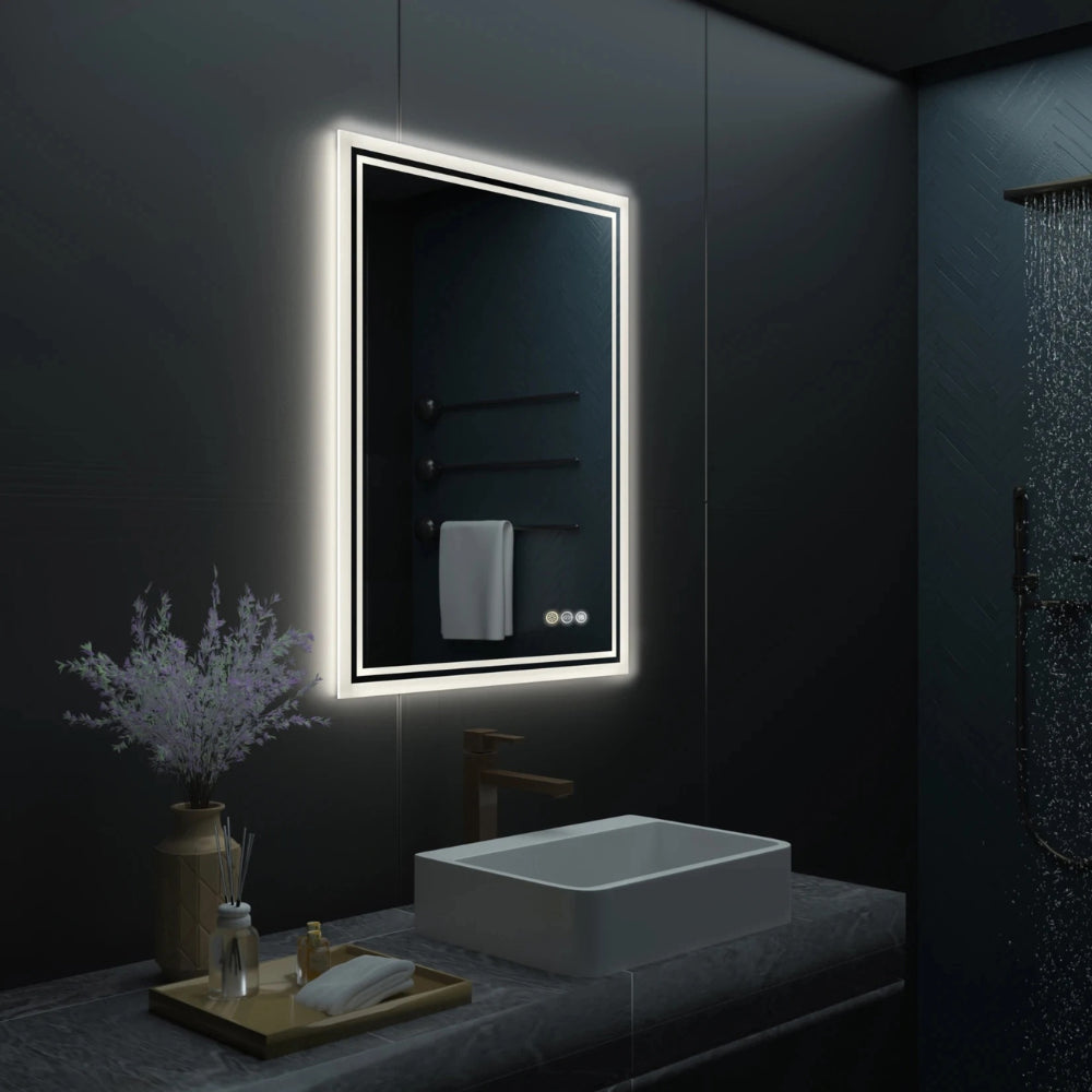 28x36 Backlit Bathroom Mirror