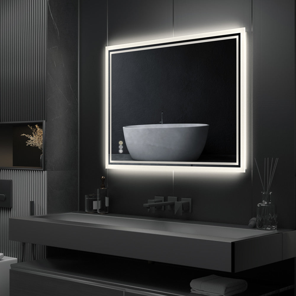 28x36 Backlit Bathroom Mirror