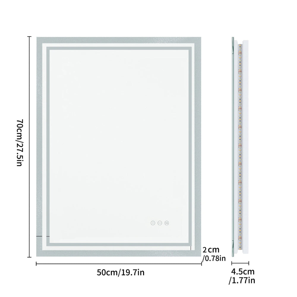 28x36 Backlit Bathroom Mirror