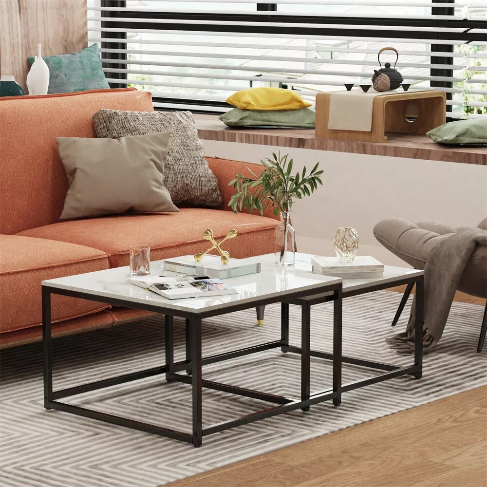 Modern Nesting Coffee Table Set