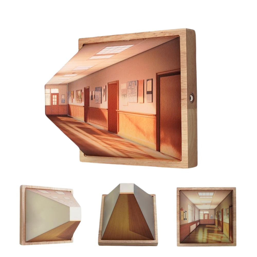 Modern LED Wall Lamp For Bedroom Living Hall Room 3D Wall Lamp