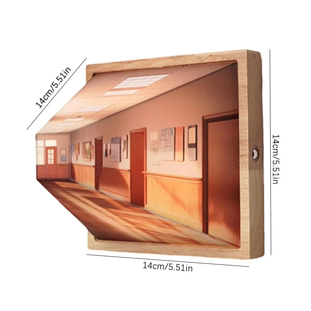 Modern LED Wall Lamp For Bedroom Living Hall Room 3D Wall Lamp