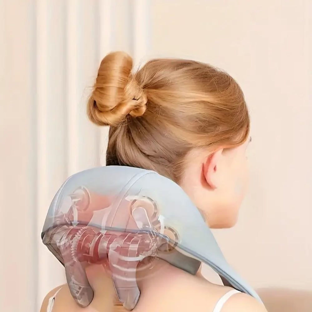 Smart Electric Portable Mini Massage Shawl for Neck and Trapezius