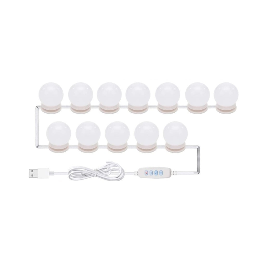 Makeup Mirror LED Light Bulbs Vanity Lights USB 12V Lighting Dimmable LED