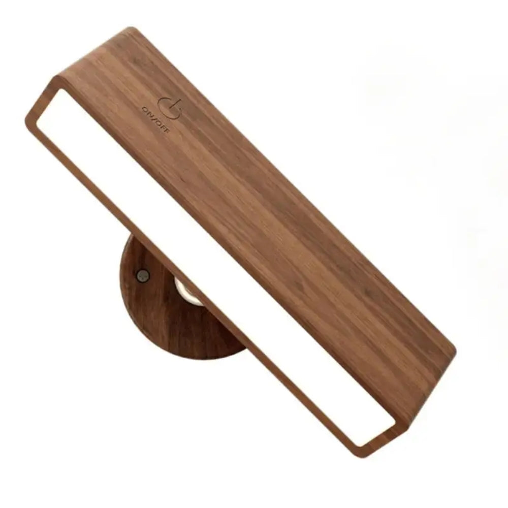 Nordic Wood Wall Lamp With 360 Rotate Dimmable Wall Sconce