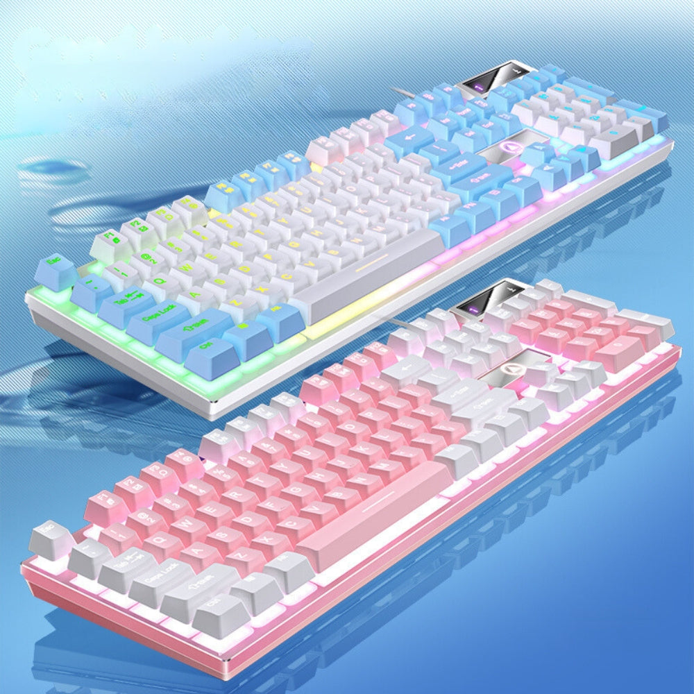 Gaming Keyboard Wired Keyboard Color Matching Backlit Mechanical Feel