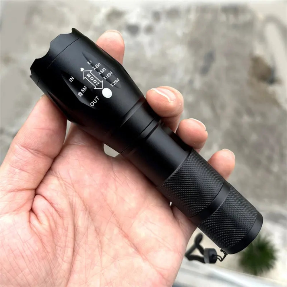 2 Mode UV Ultra Violet Light & Flashlight Black light 395nm Inspection Torch Zoom