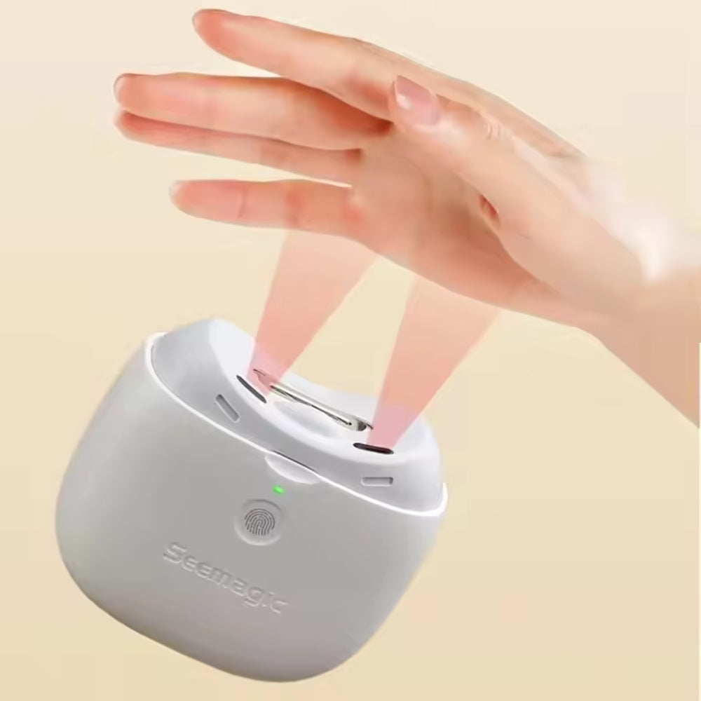Electric Automatic Nail Clipper Pro with Touch Start Infrared Protection LED Light