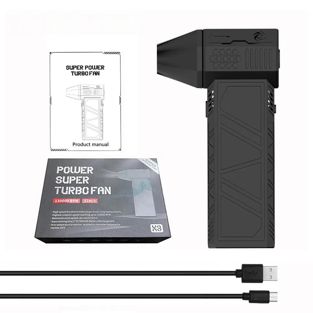 Mini Turbo Jet Fan Electric Air Duster with 3 Gear Adjustable
