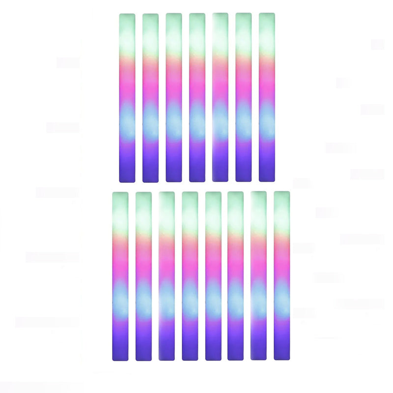 8/10/15/20pcs Colorful LED Glow Foam Sticks