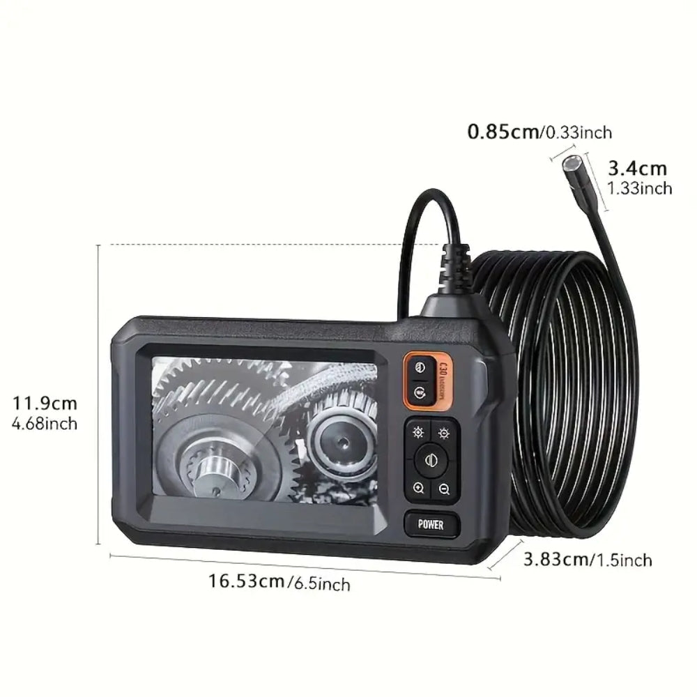 4.3" Screen Industrial Endoscope 1080P HD Borescope