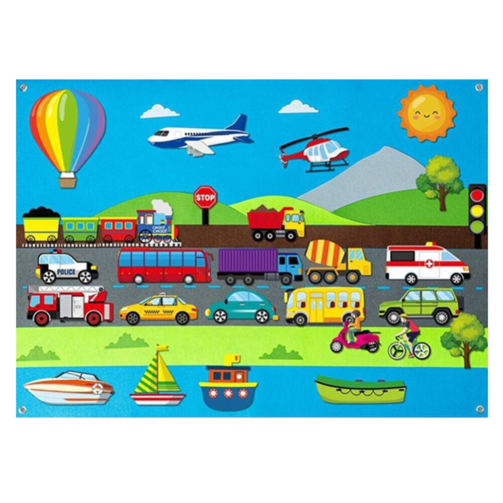 Children's Teaching Felt Board Farm Animals Story Set