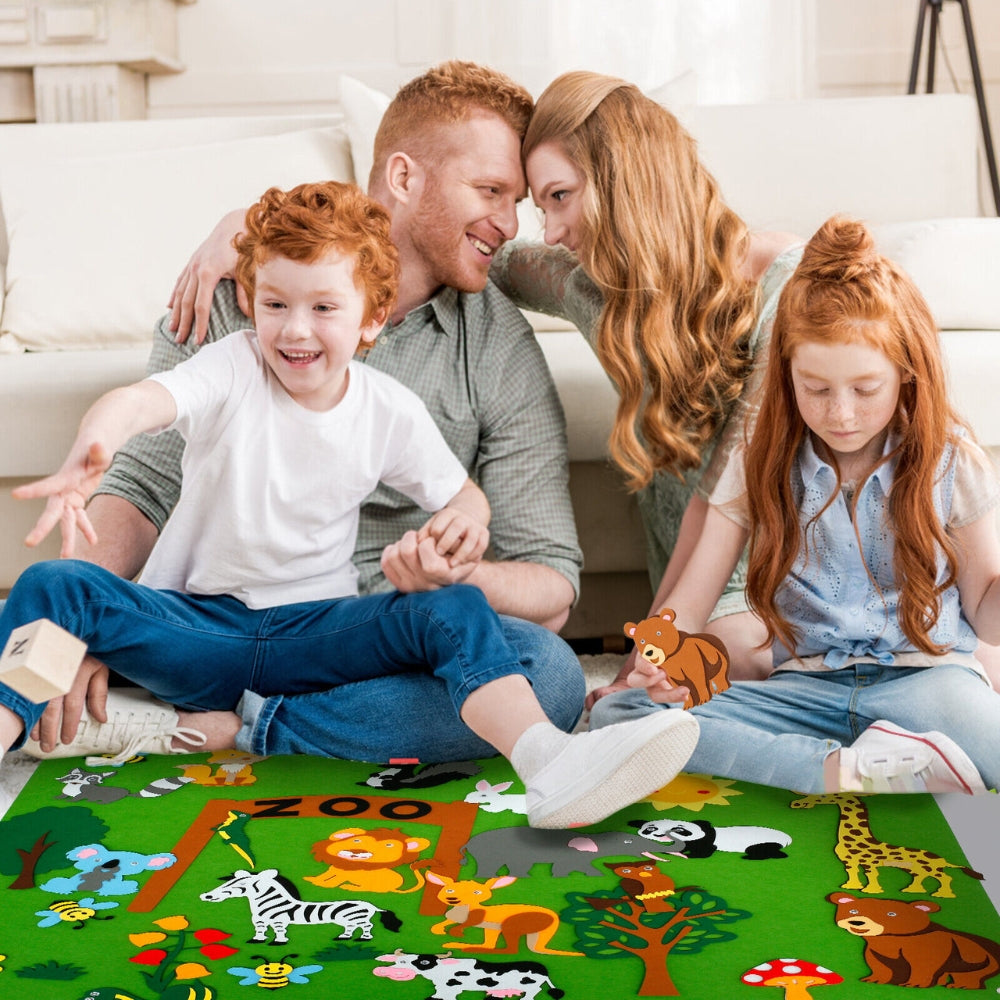 Children's Teaching Felt Board Farm Animals Story Set