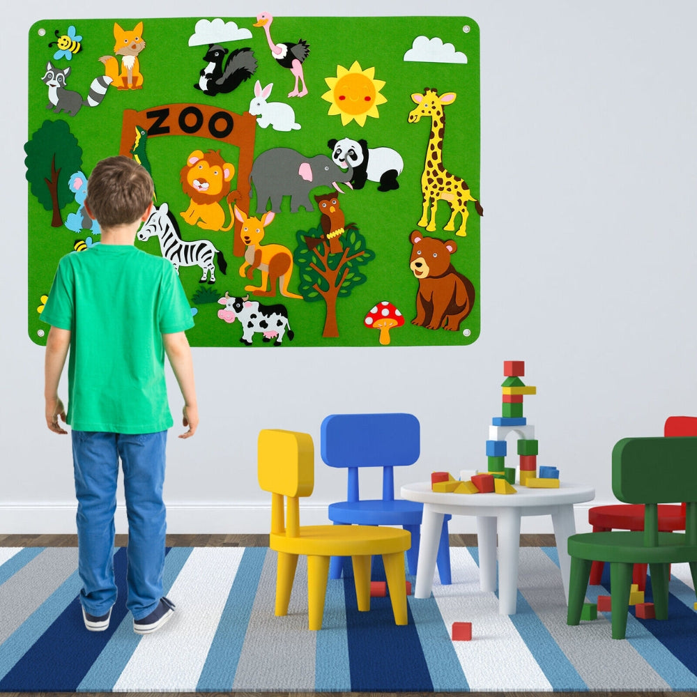 Children's Teaching Felt Board Farm Animals Story Set