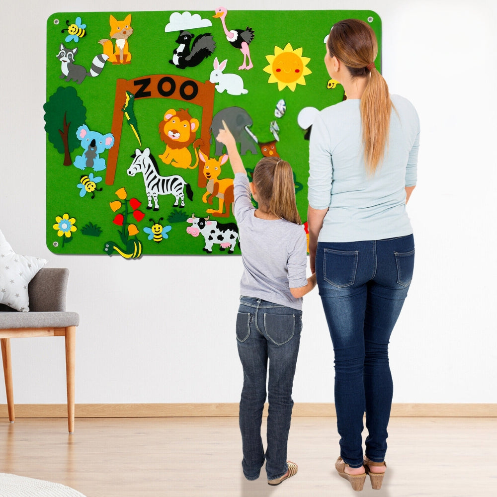 Children's Teaching Felt Board Farm Animals Story Set