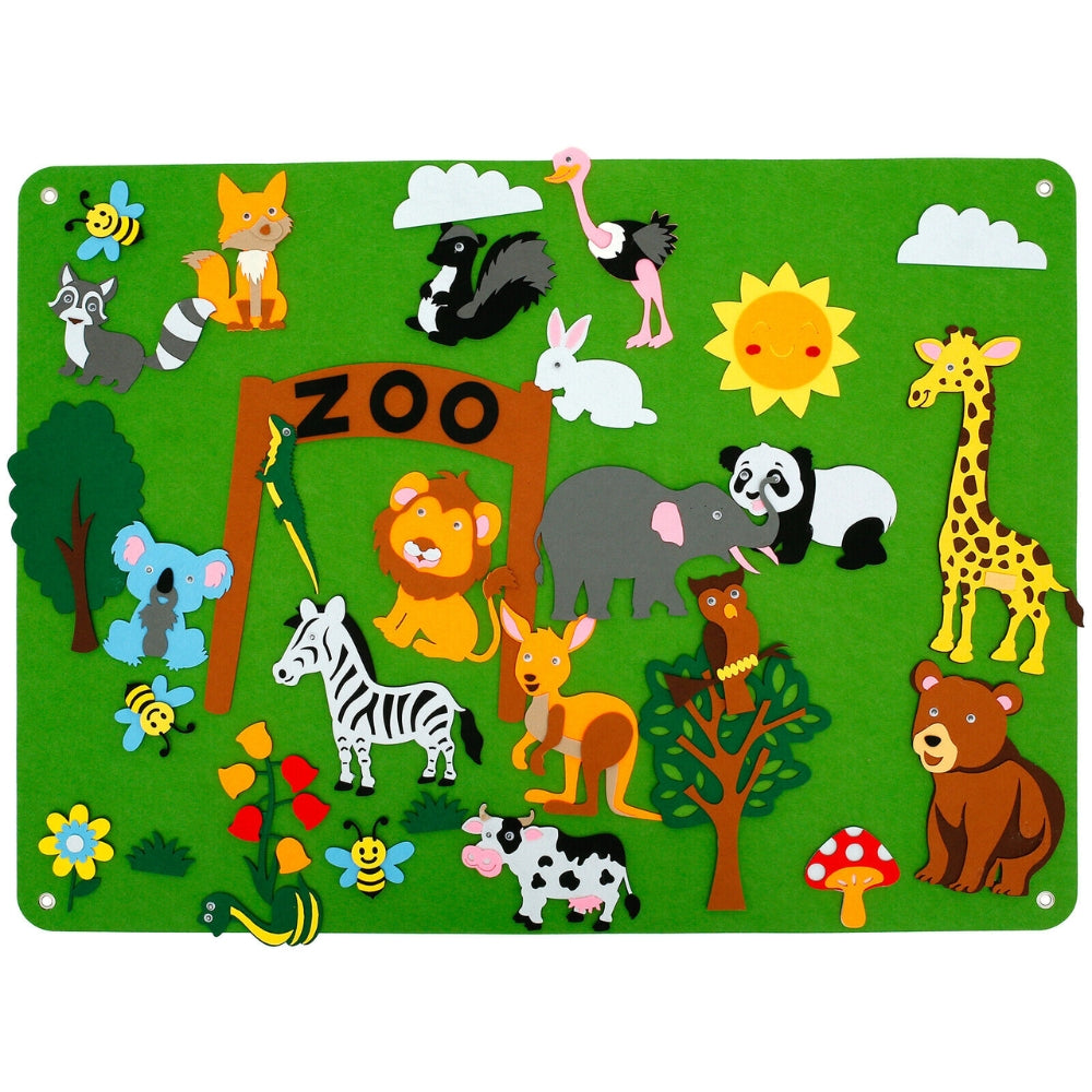 Children's Teaching Felt Board Farm Animals Story Set
