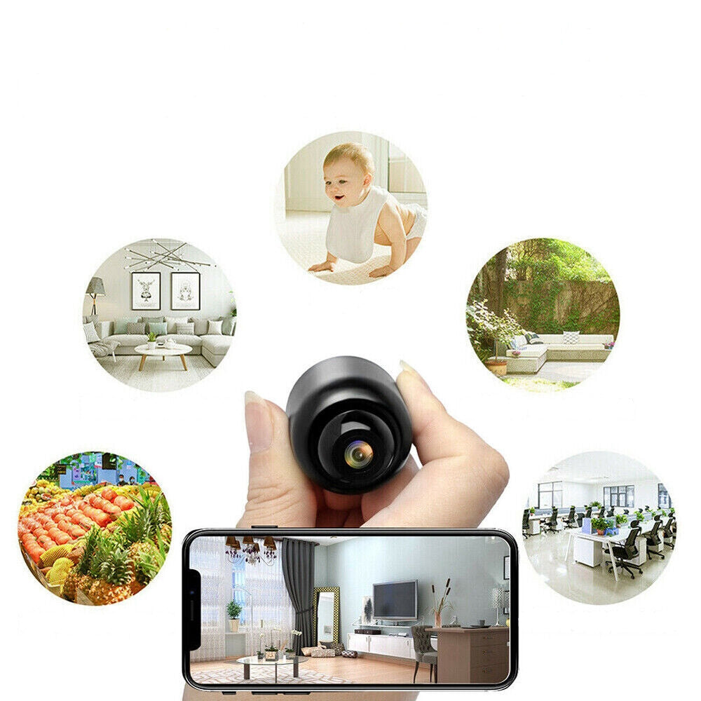 Mini WiFi Hidden Camera 1080P HD Wireless Night Vision Motion Detection