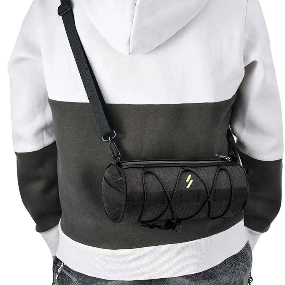 Handlebar Bag Multifunction Bicycle Frame Pannier and Shoulder Bag
