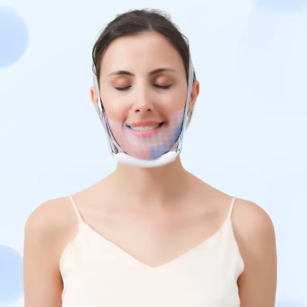 Vibration EMS Face Lifting Massager Double Chin Remover Shaping Belt