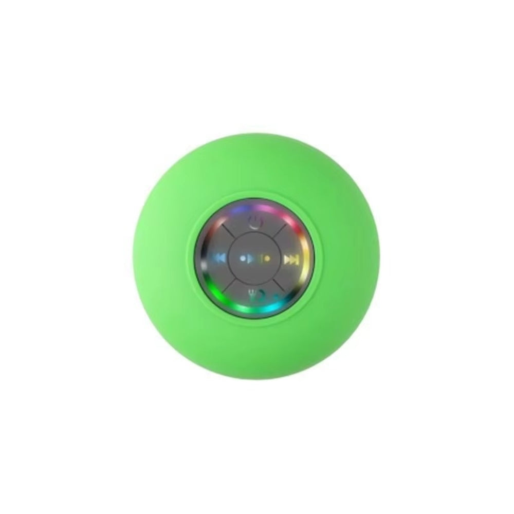 Portable Bluetooth Speaker with LED Waterproof Suction Cup Stereo Sound