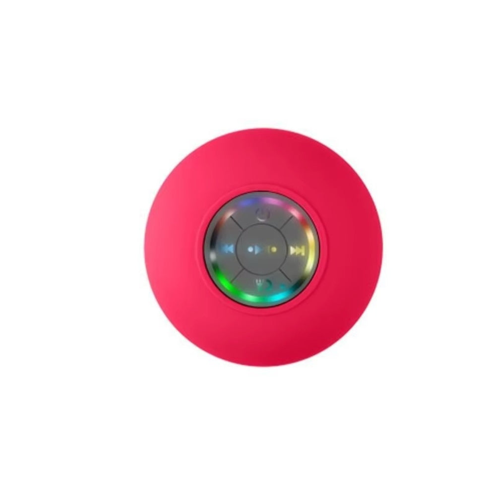Portable Bluetooth Speaker with LED Waterproof Suction Cup Stereo Sound